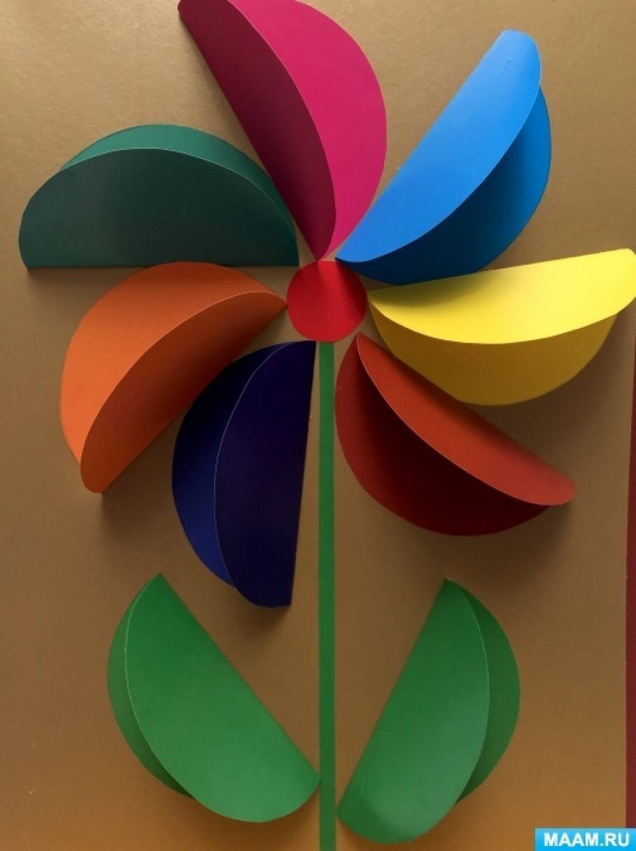 Поделки цветик семицветик из цветной бумаги и картона идеи по изготовлению своими руками фото