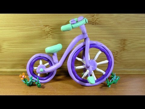 Поделки велосипед из пластилина идеи по изготовлению своими руками фото