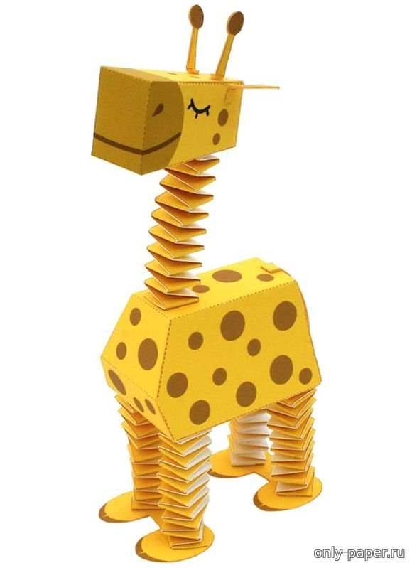 Поделки жираф из картона и бумаги идеи по изготовлению своими руками фото