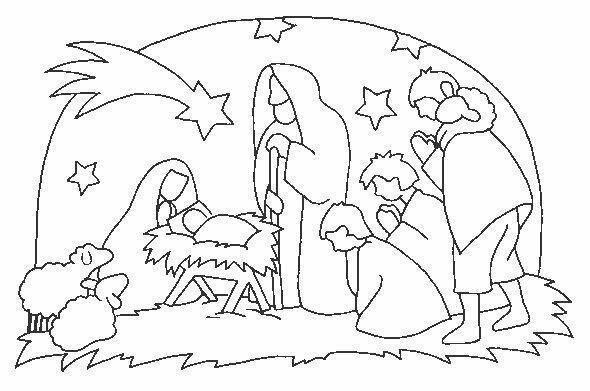 Простой рисунок на тему рождество христово фото