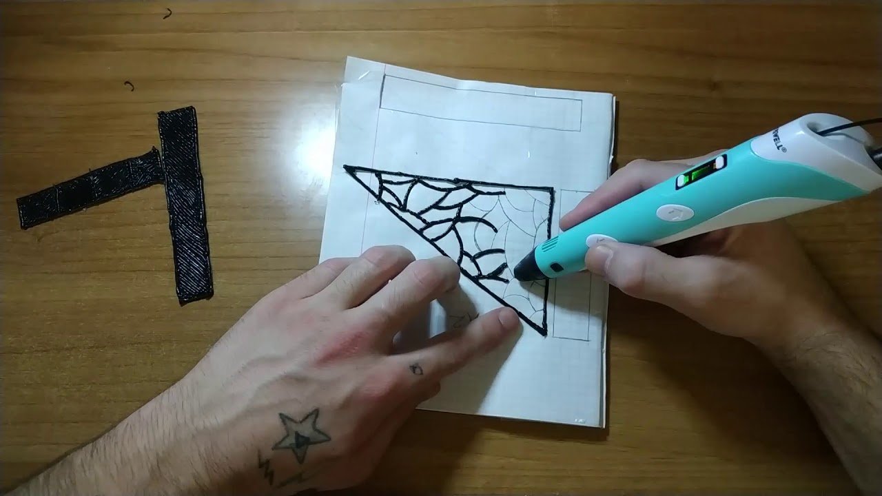 Простые рисунки 3д ручкой для начинающих фото
