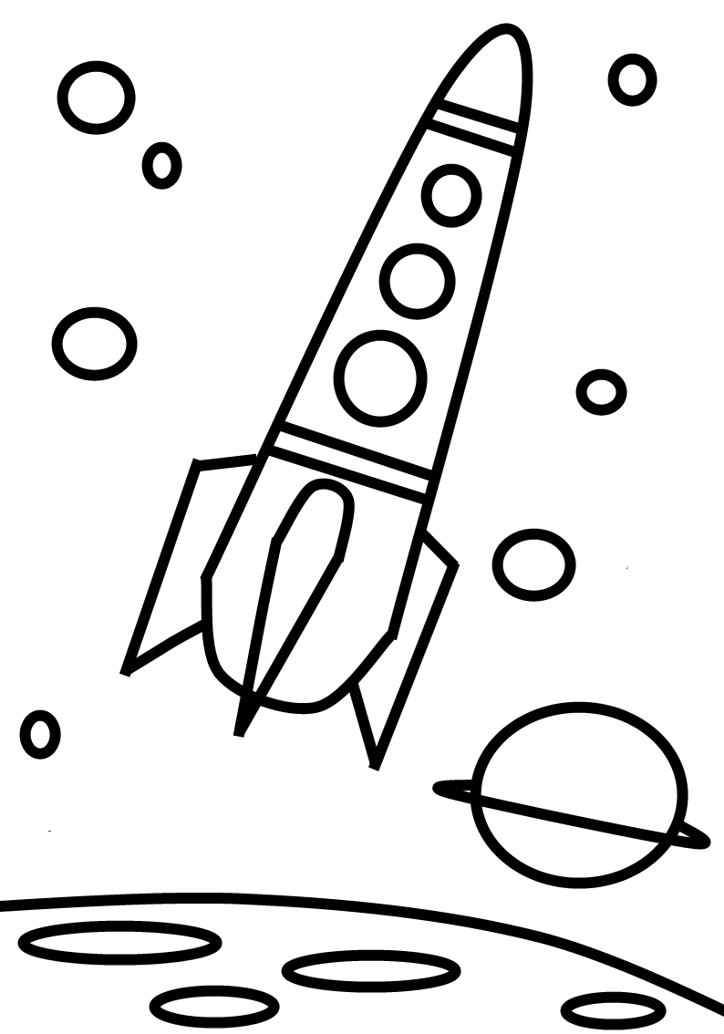 Простые рисунки ко дню космонавтики фото