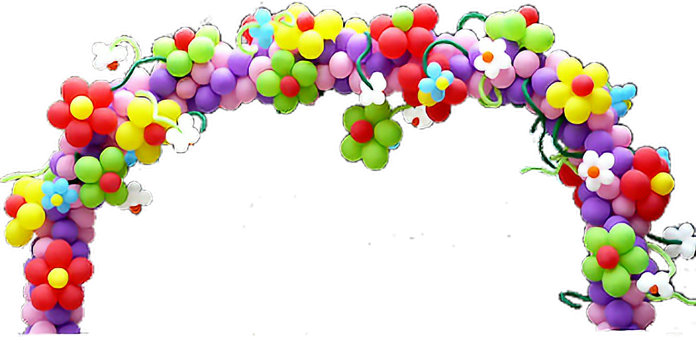 Прозрачный фон шары с цветами фото