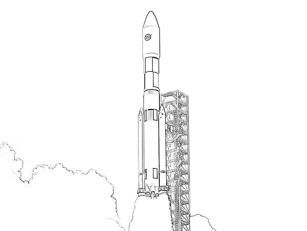 Ракета рисунок эскиз фото