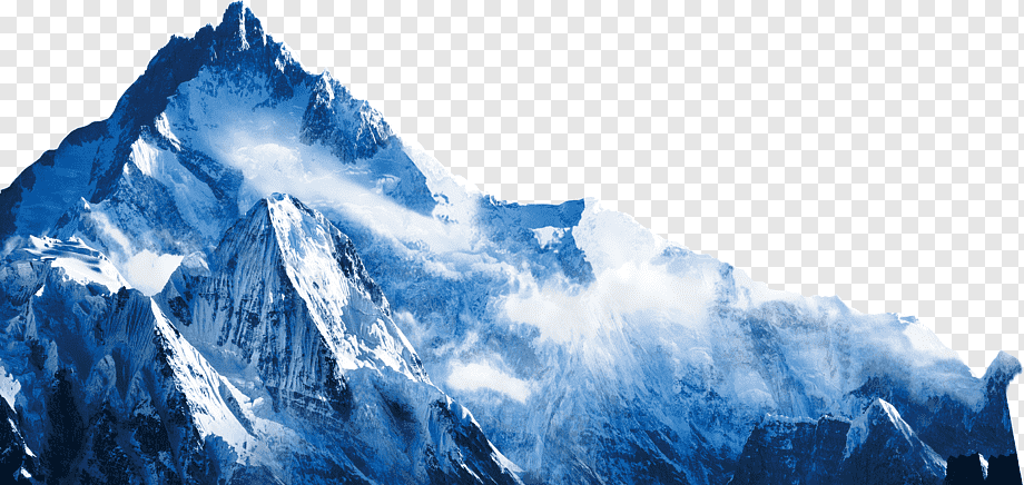 Рамка горы на прозрачном фоне фото