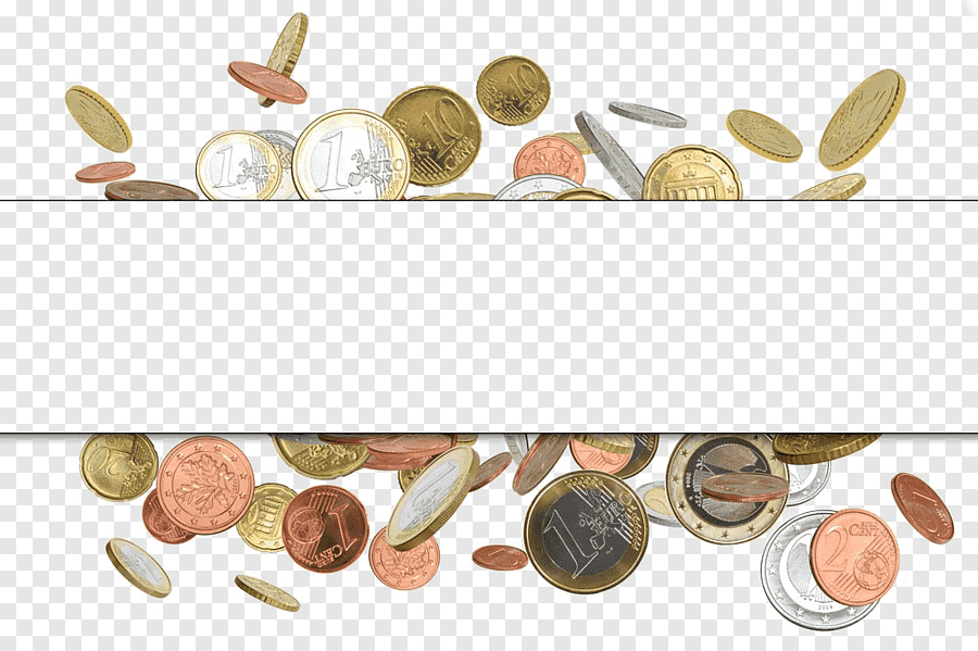 Рамка монетки на прозрачном фоне фото