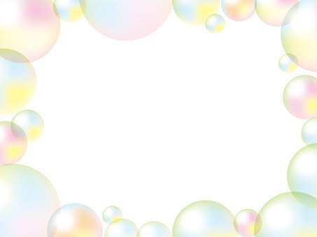 Рамка мыльные пузыри на прозрачном фоне фото
