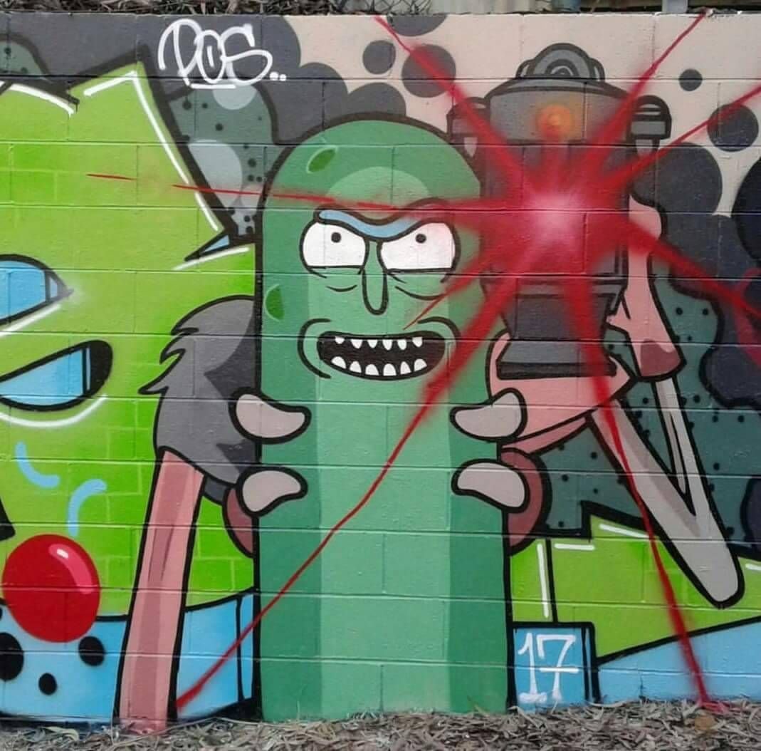 Рик и морти рисунки граффити фото