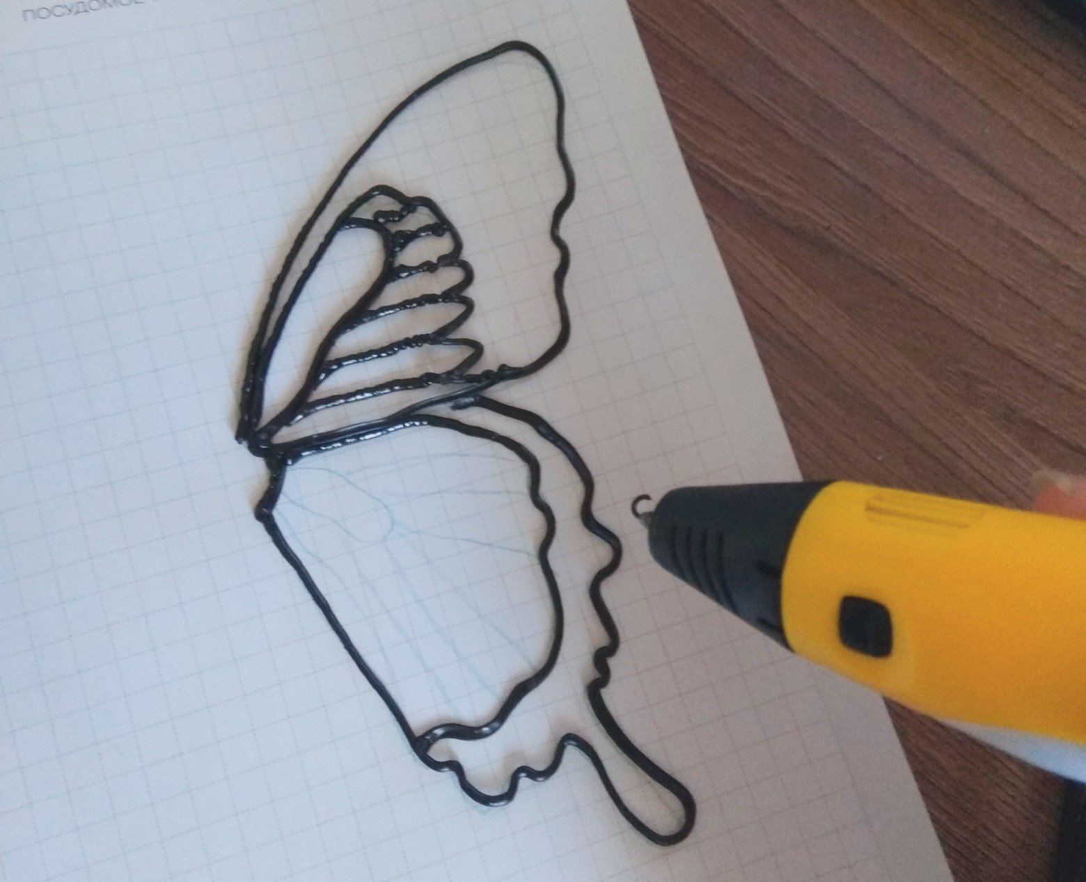 Рисунки 3d ручкой для начинающих легкие фото