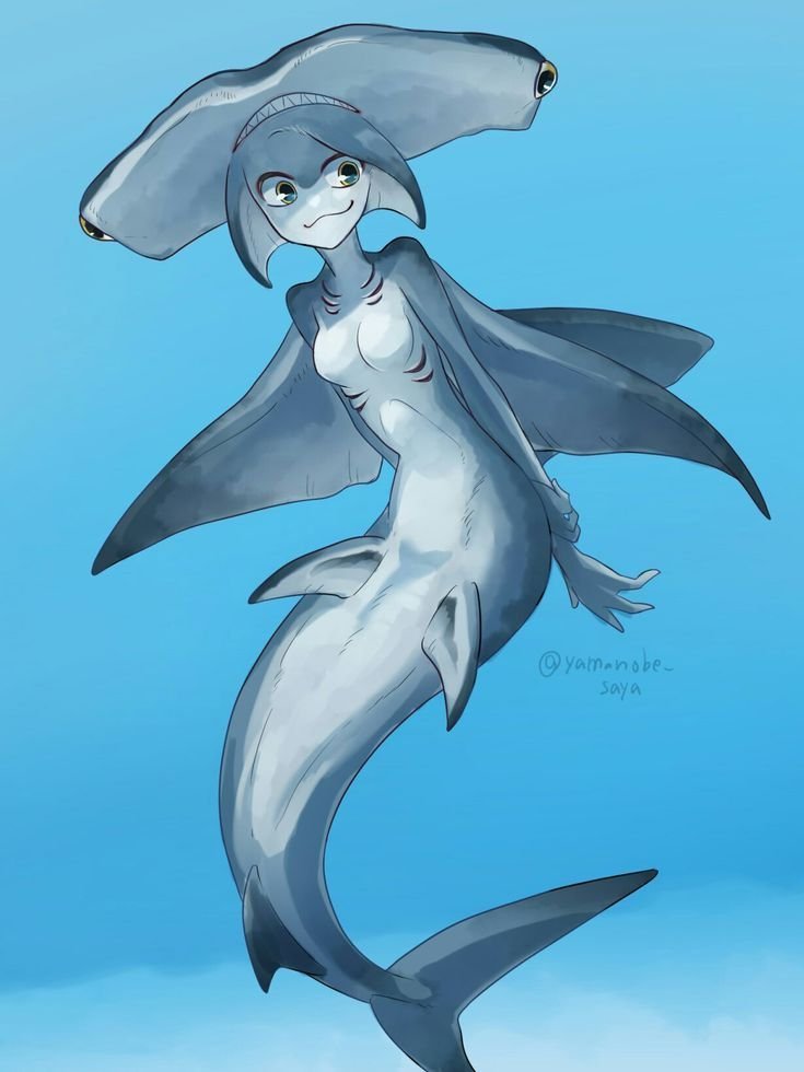 Рисунки акула аниме фото