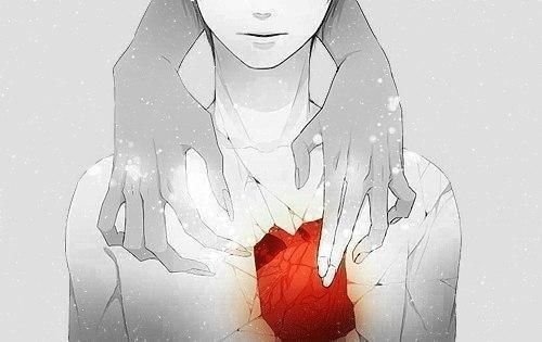 Рисунки аниме разбитое сердце фото