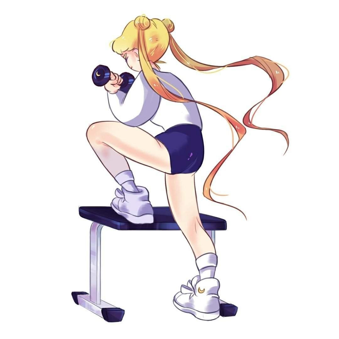 Рисунки аниме спортивные девушки фото