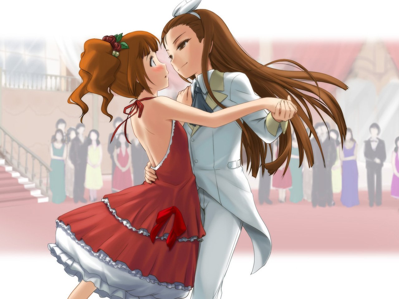 Рисунки аниме танцы фото