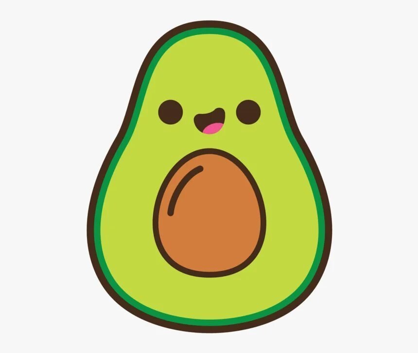 Рисунки авокадо аниме фото
