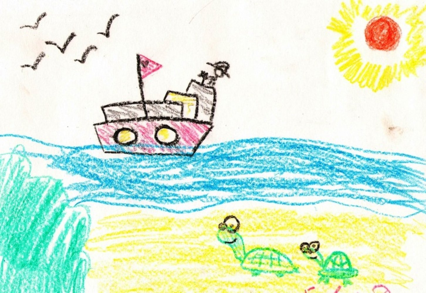 Рисунки детские рисунки о море фото