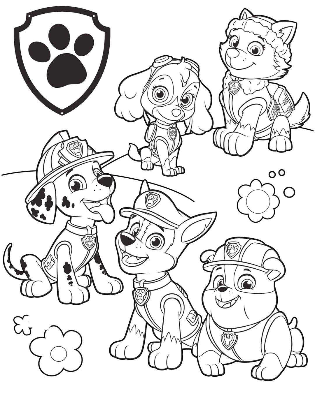 Рисунки детские щенячий патруль фото
