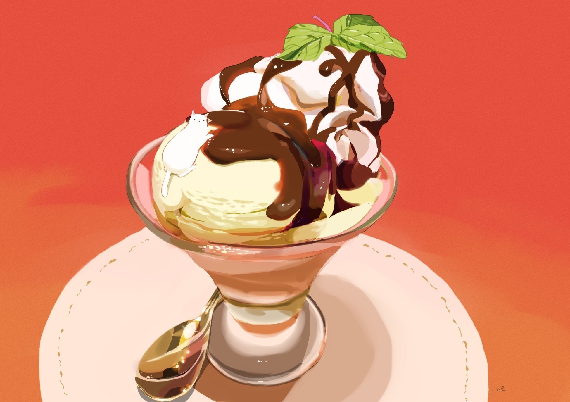 Рисунки для срисовки на праздник День десертного мороженого фото
