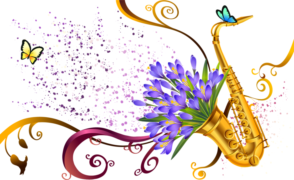 Рисунки для срисовки на праздник День саксофона фото