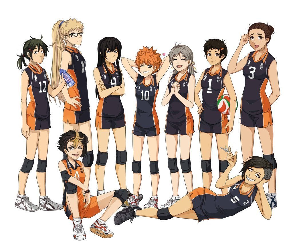 Рисунки героев аниме волейбол фото