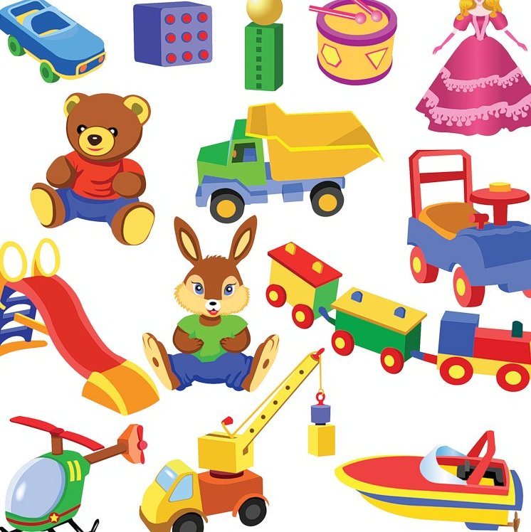Рисунки игрушек для детей в детском саду фото