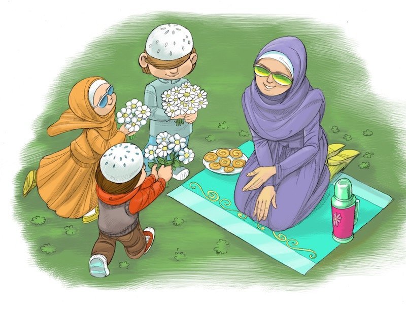 Рисунки исламские детские фото