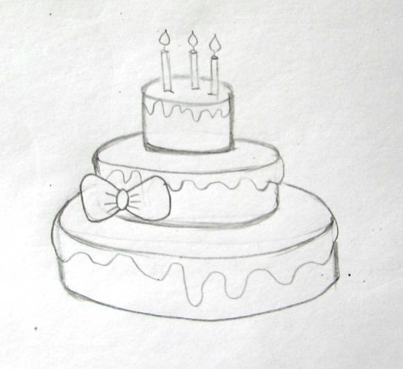 Рисунки карандашом на день рождения легко и фото