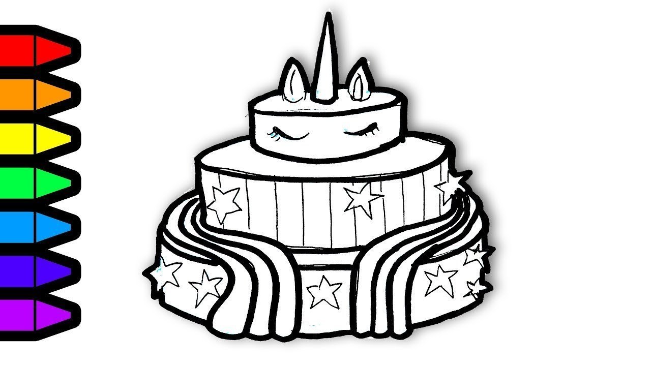Рисунки на день рождения торт торты легкие фото