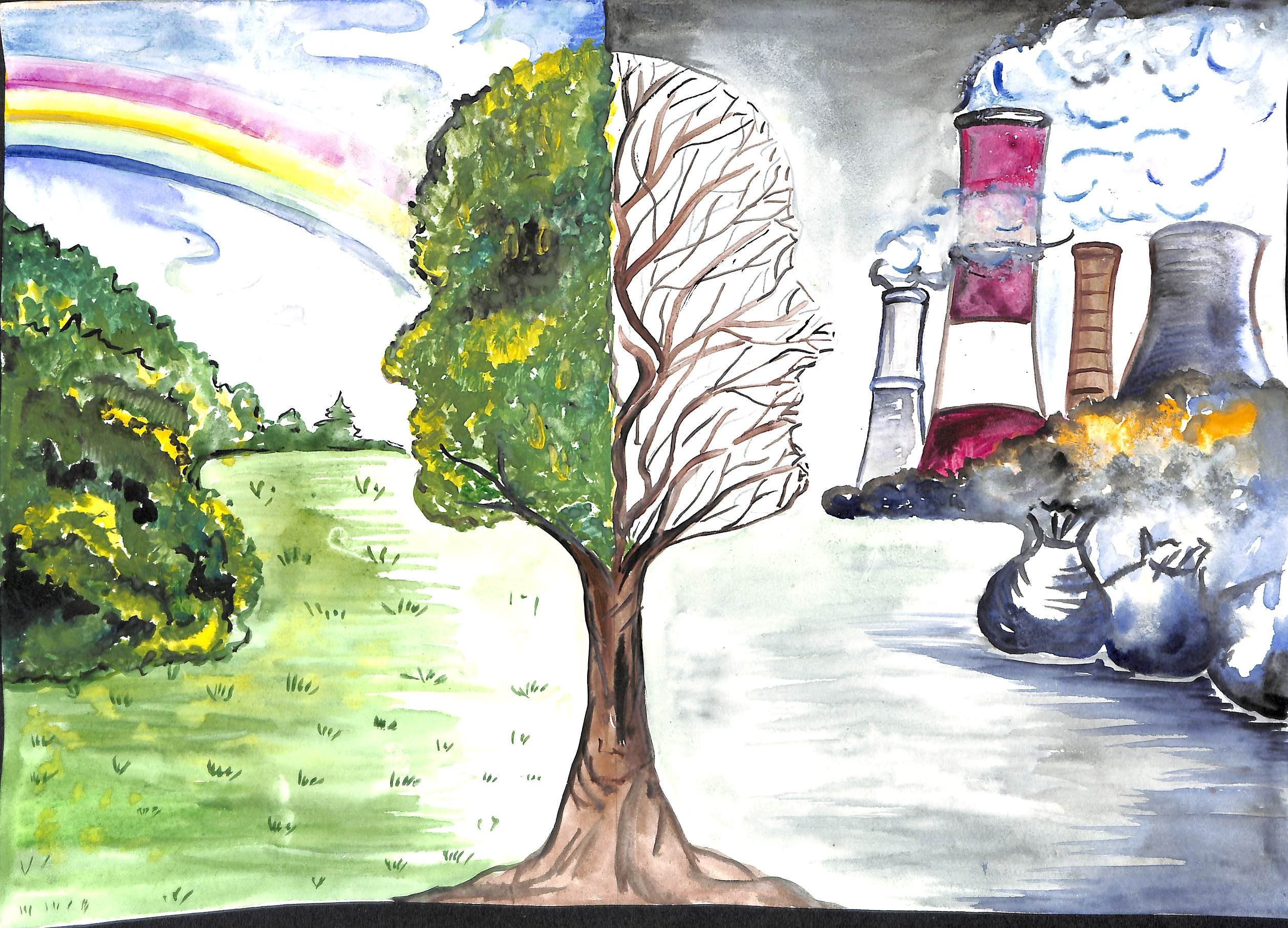 Рисунки на экологическую тему для детей фото