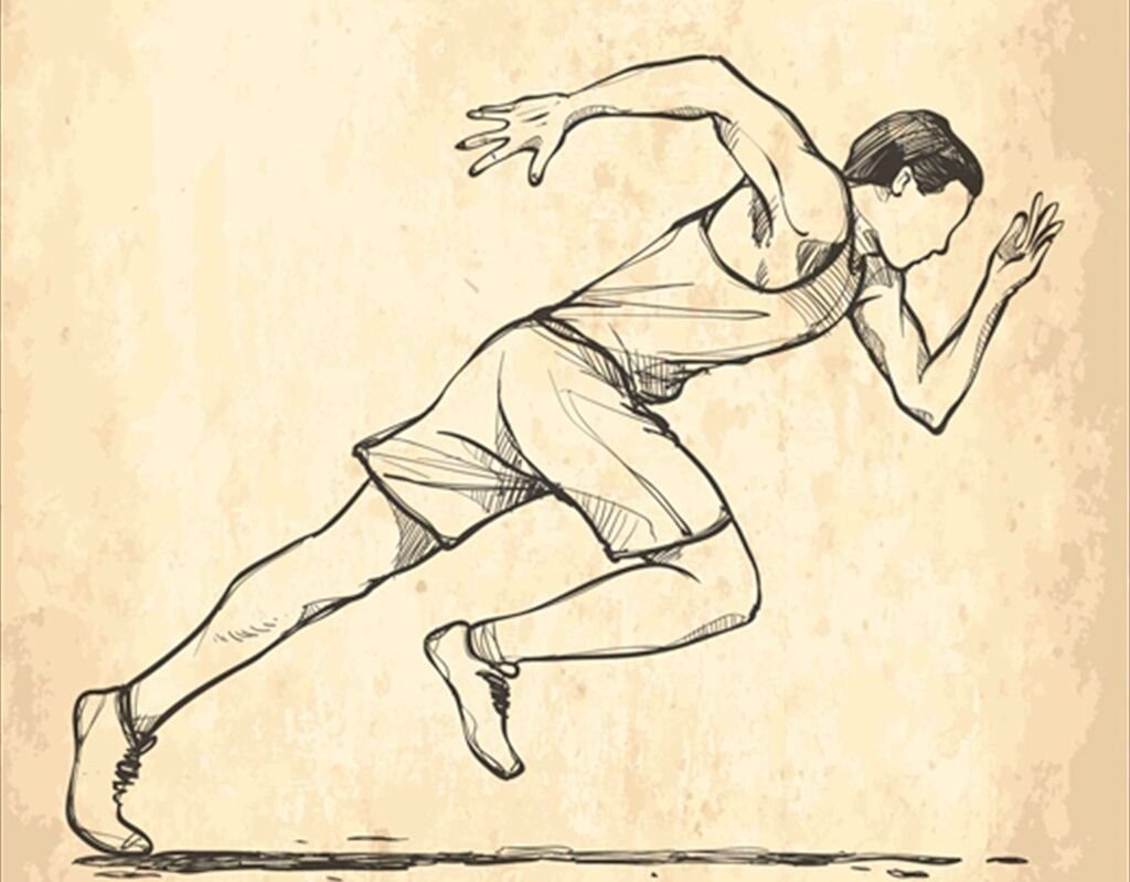 Рисунки на тему легкая атлетика карандашом легкие фото