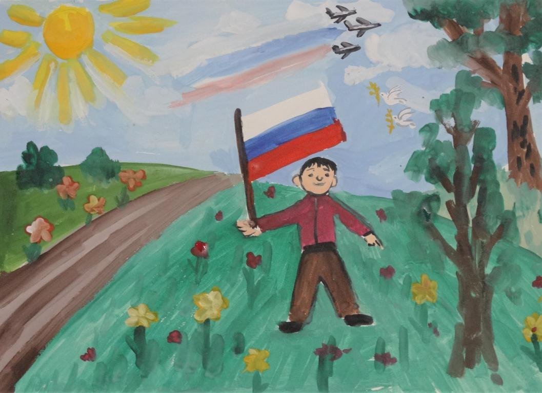 Рисунки на тему патриотизма для детей фото