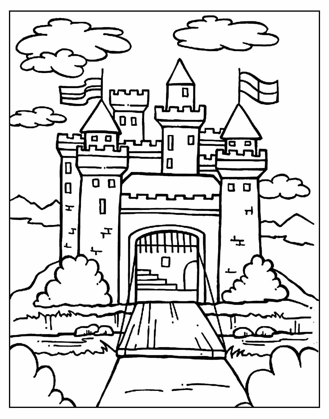 Рисунки на тему рыцари и замки легко фото