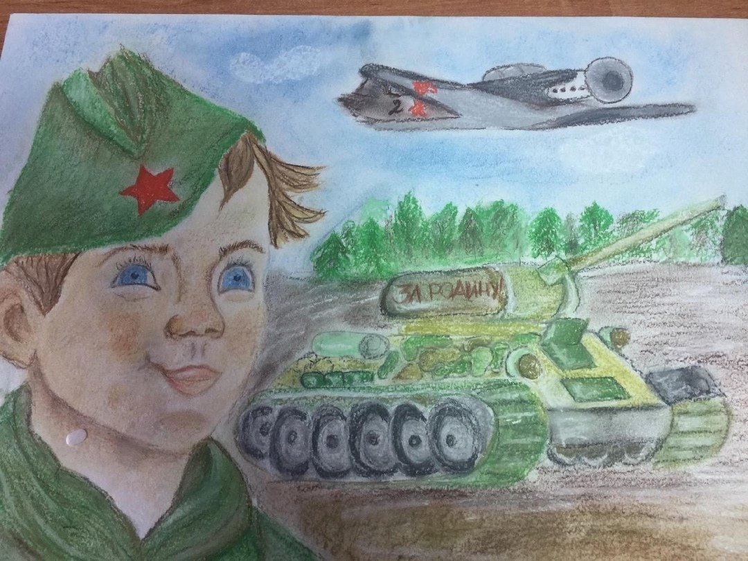 Рисунки на военную тему для детей в садик легкие фото
