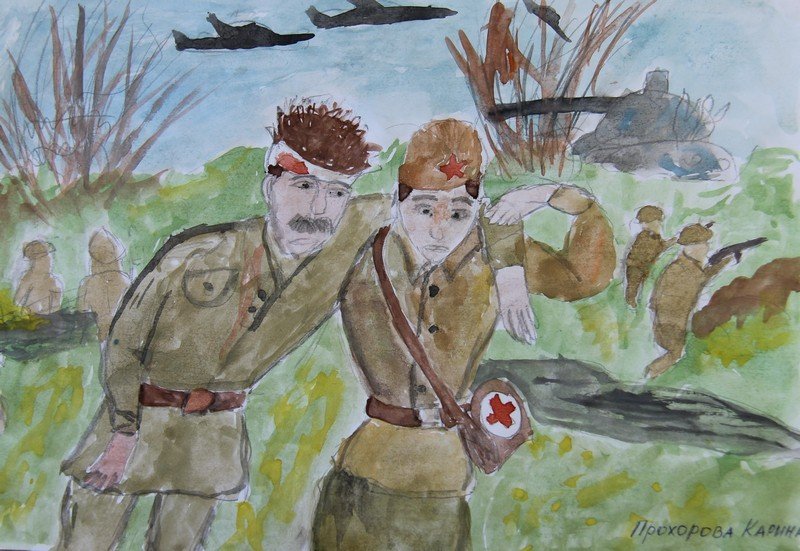 Рисунки о войне детские рисунки фото