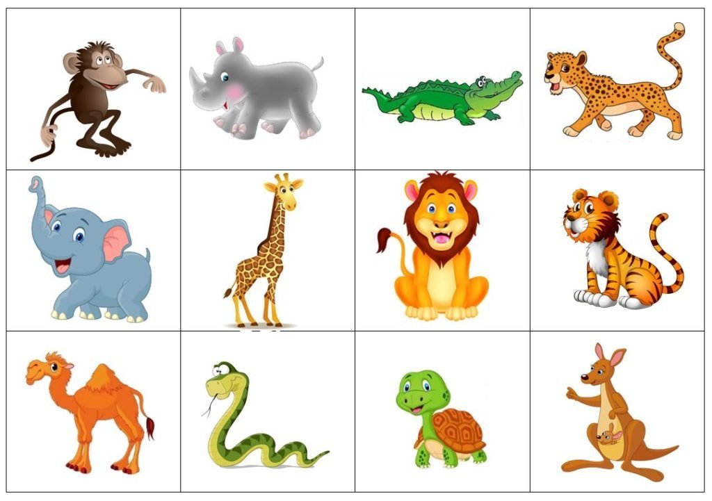 Рисунки разных животных для детей фото
