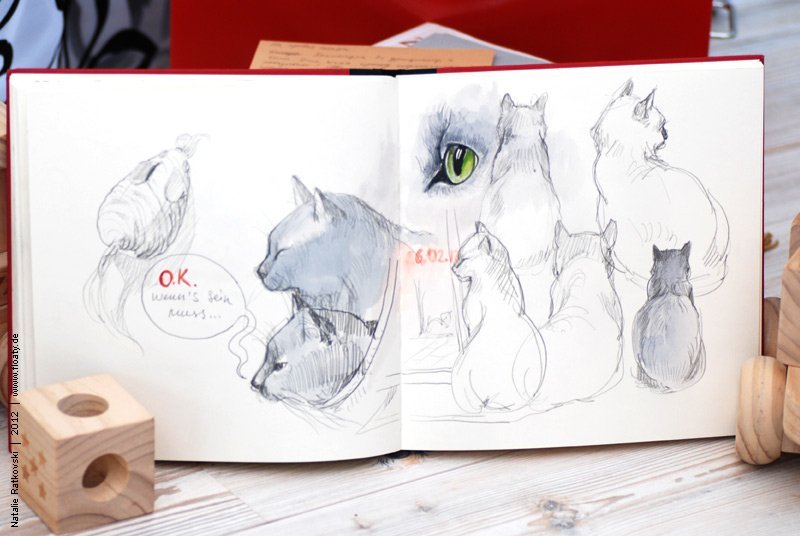 Рисунки скетч маркерами животные для начинающих легкие фото