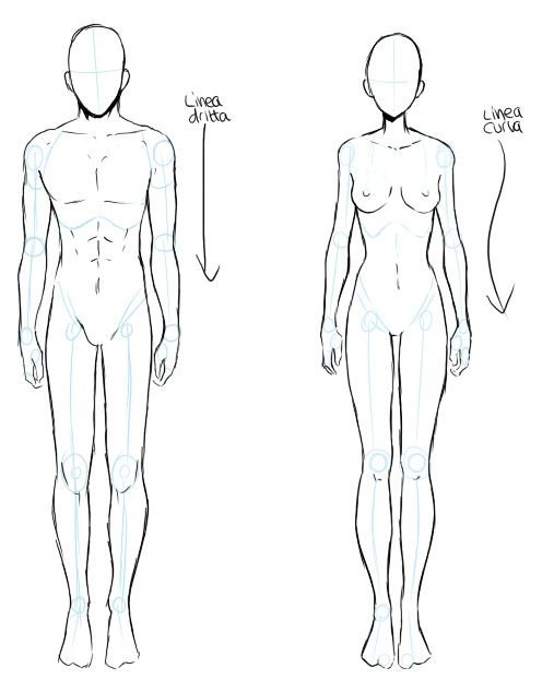 Рисунки тела человека в полный рост аниме фото