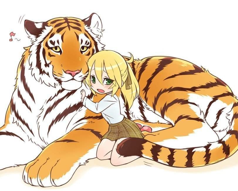 Рисунки тигра аниме фото