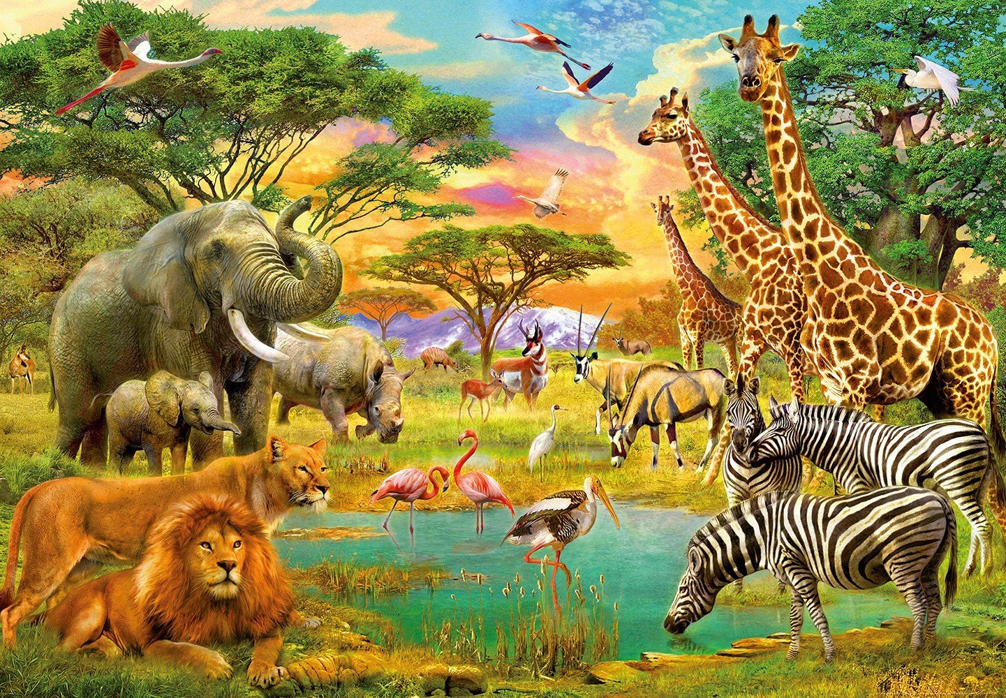 Рисунки животные африки фото