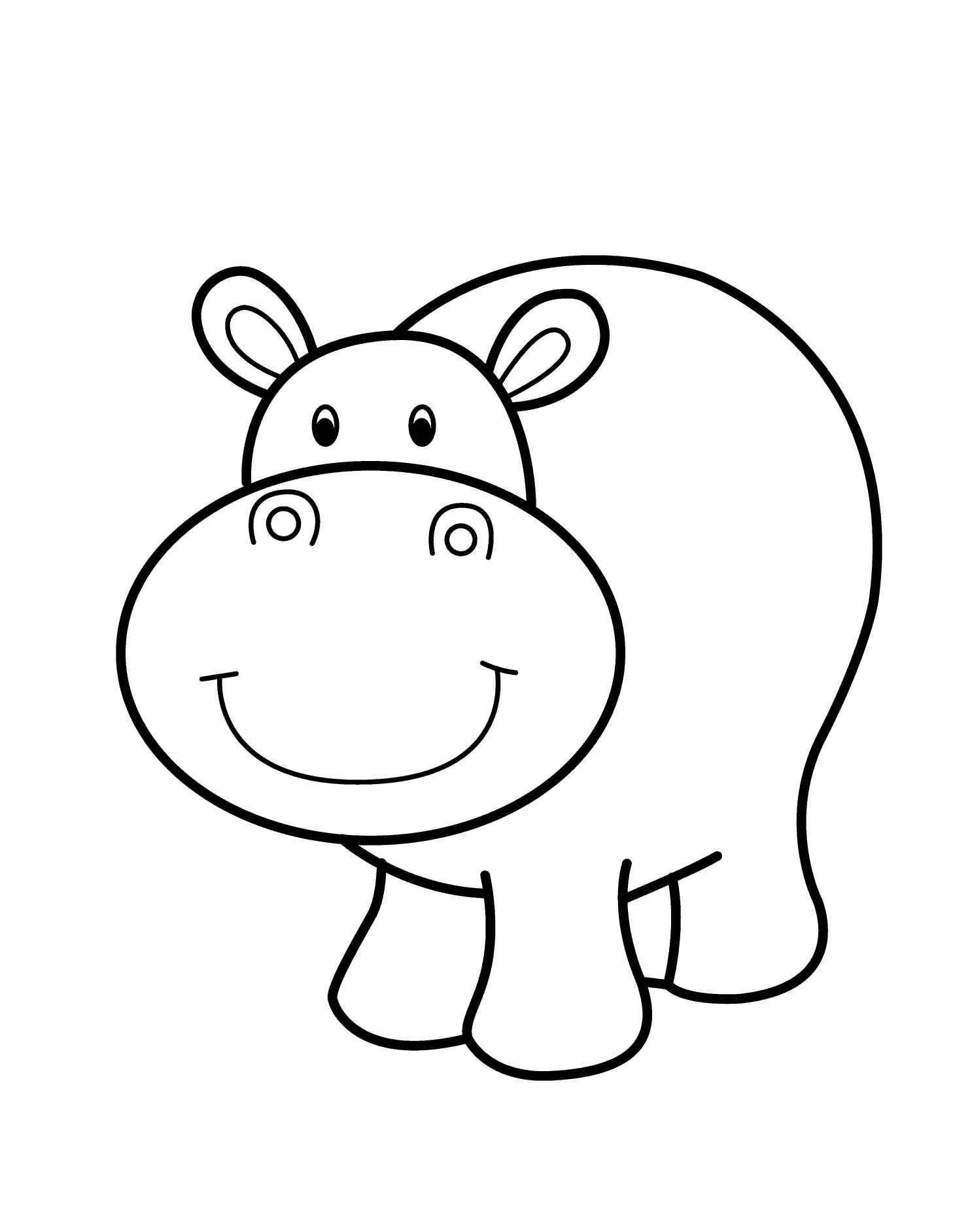 Рисунки животных для детей картинки легкие фото