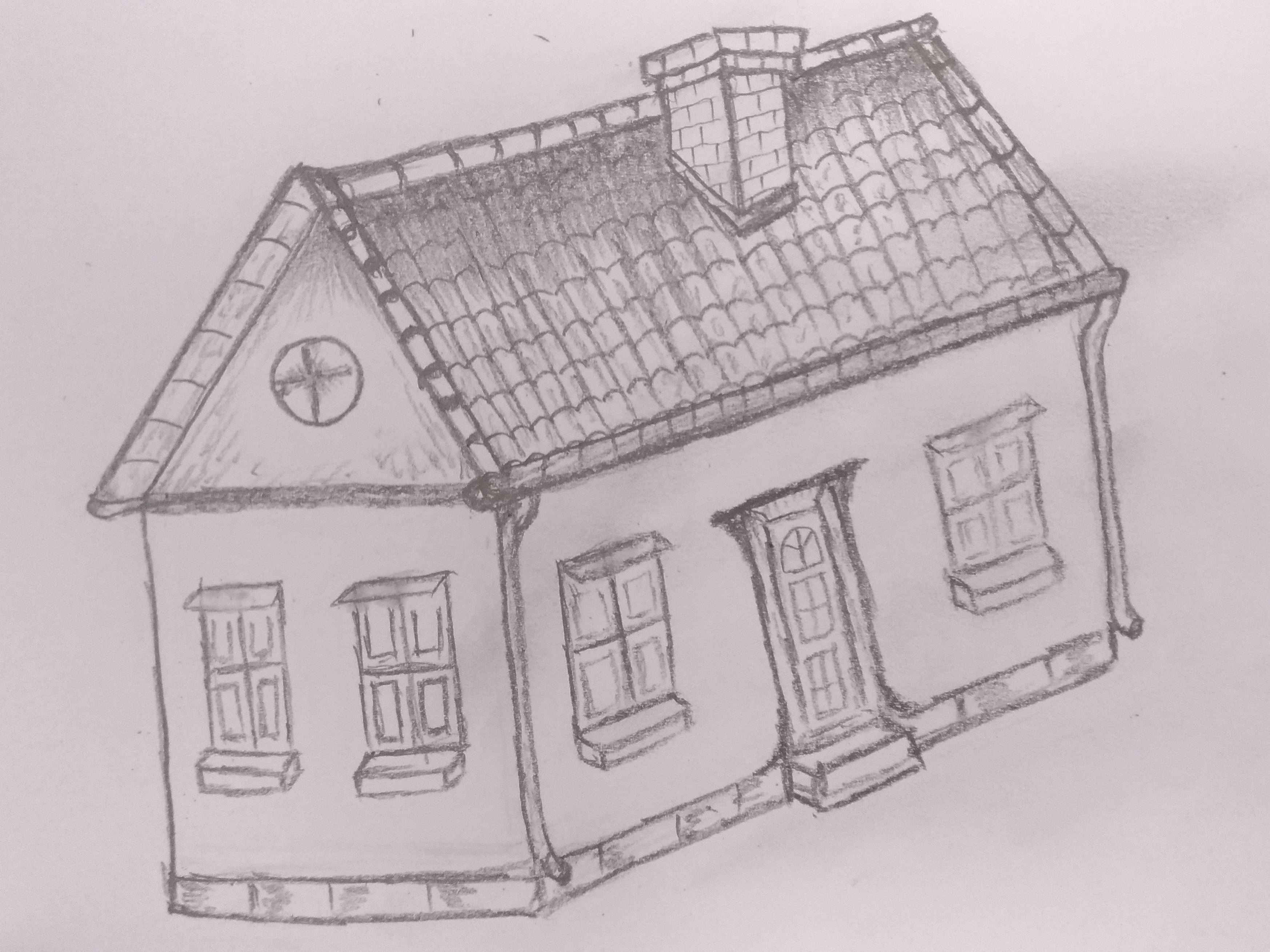 Рисунок 3d дом фото
