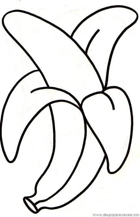Рисунок банана трафарет фото