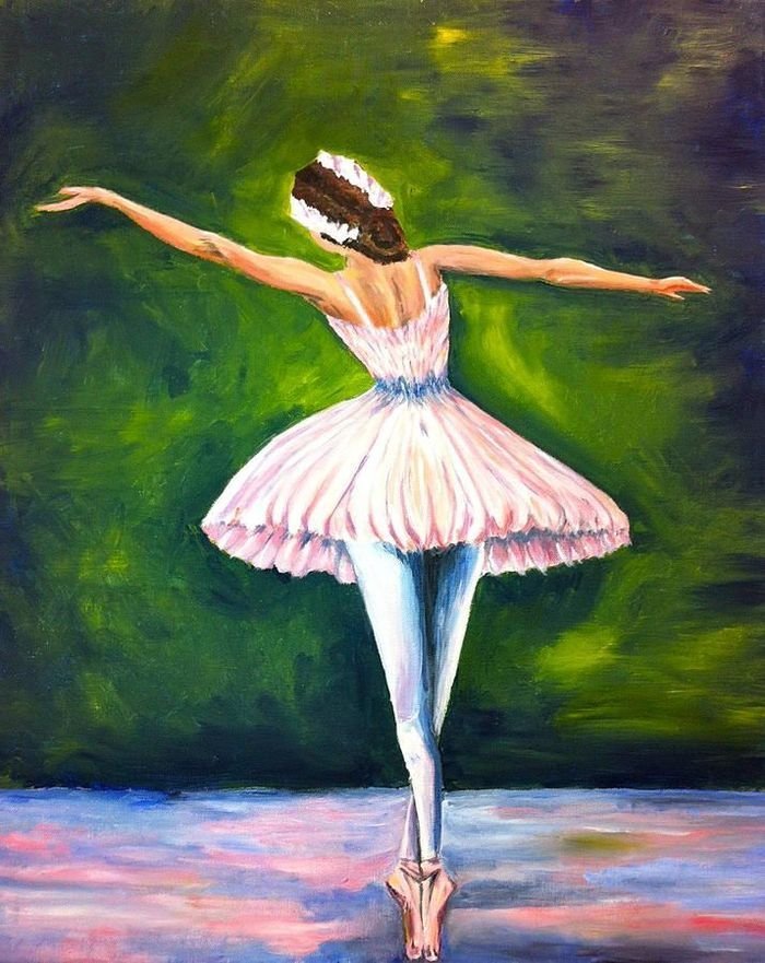 Рисунок детский балет фото