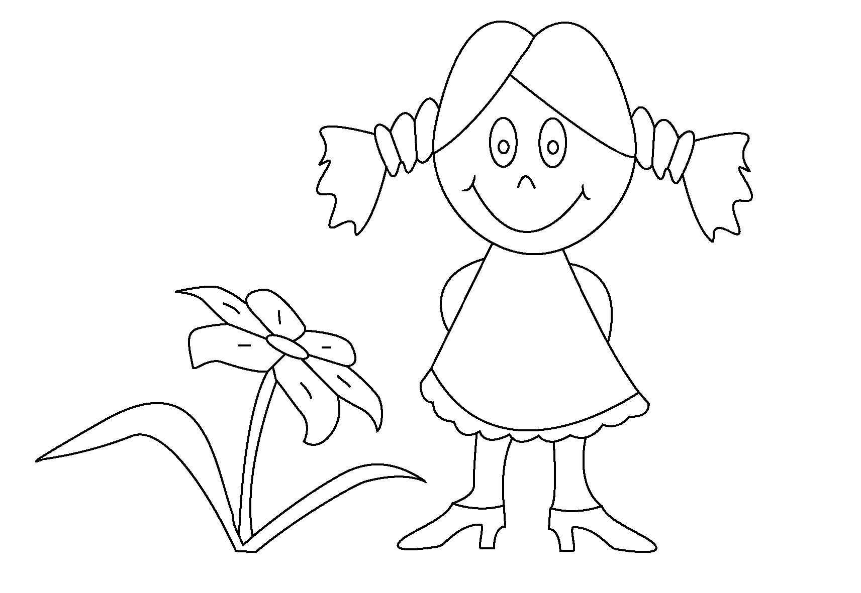 Рисунок для маленьких девочек для начинающих фото