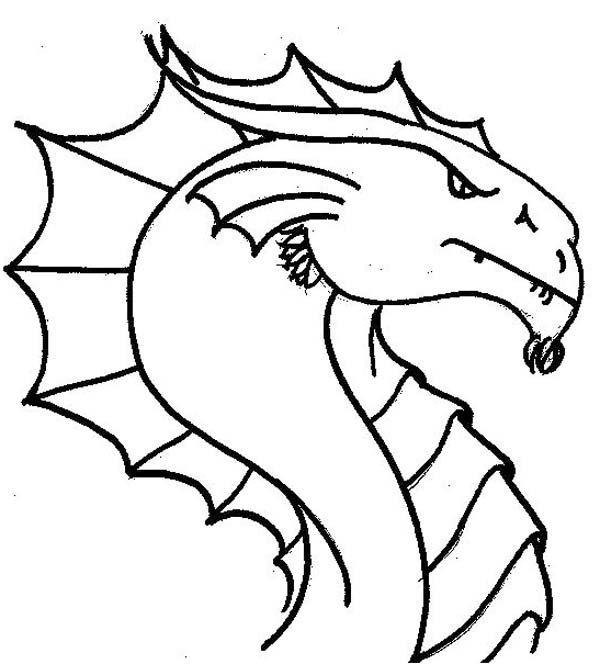 Рисунок дракон детский фото