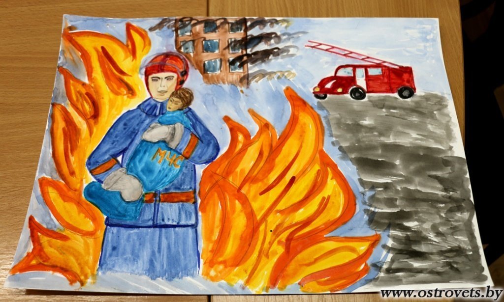 Рисунок глазами детей на тему пожарная безопасность глазами детей фото