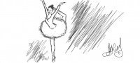 Рисунок к балету лебединое озеро поэтапно фото
