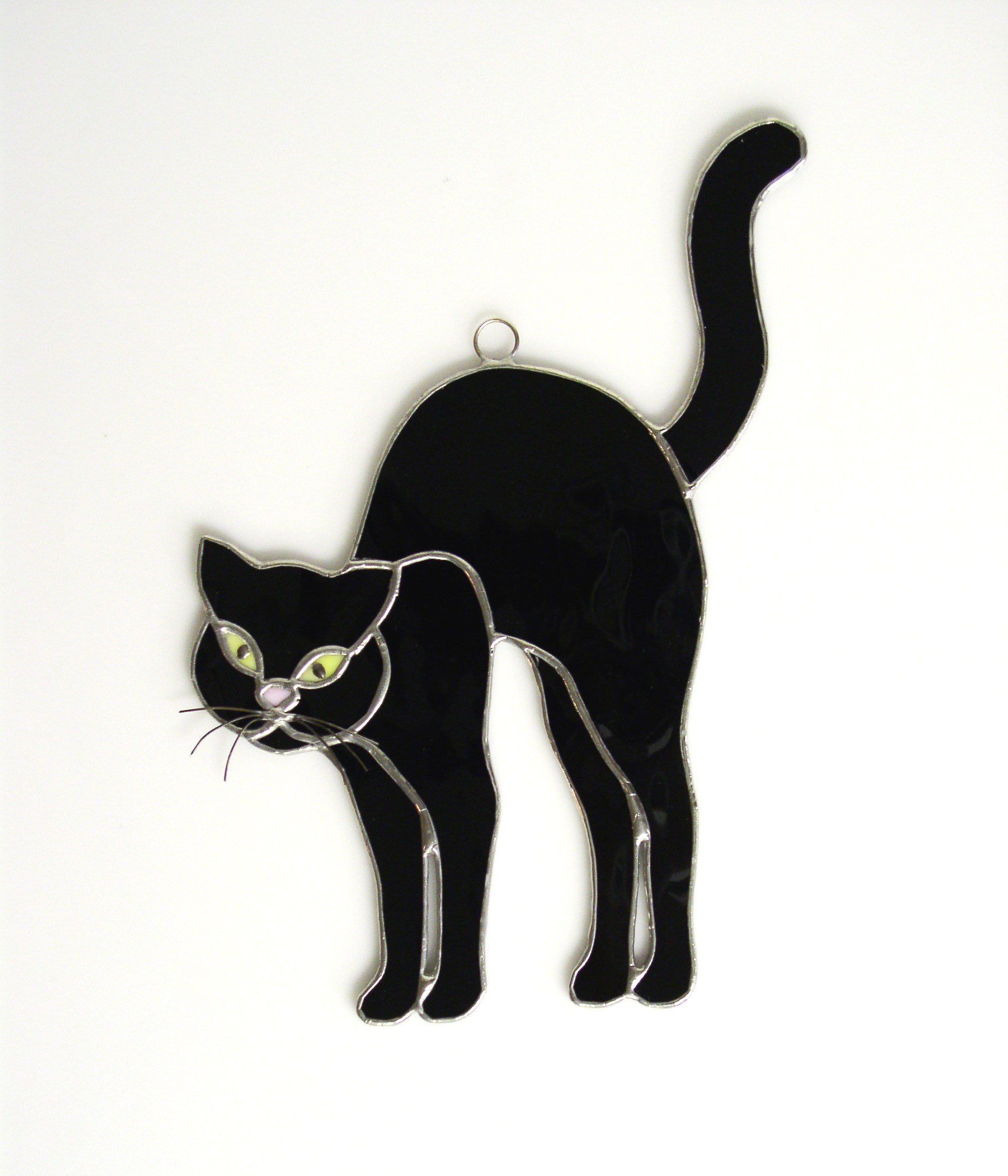Рисунок кошки трафарет с изогнутой спинкой фото