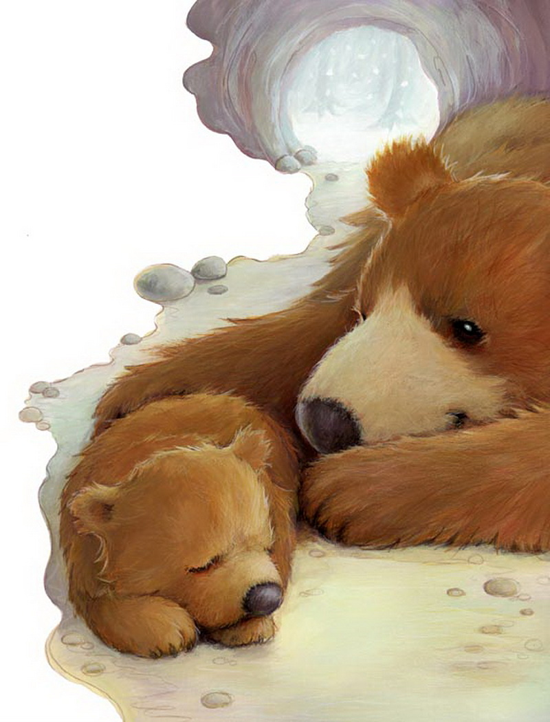 Рисунок мама и дитя животные фото