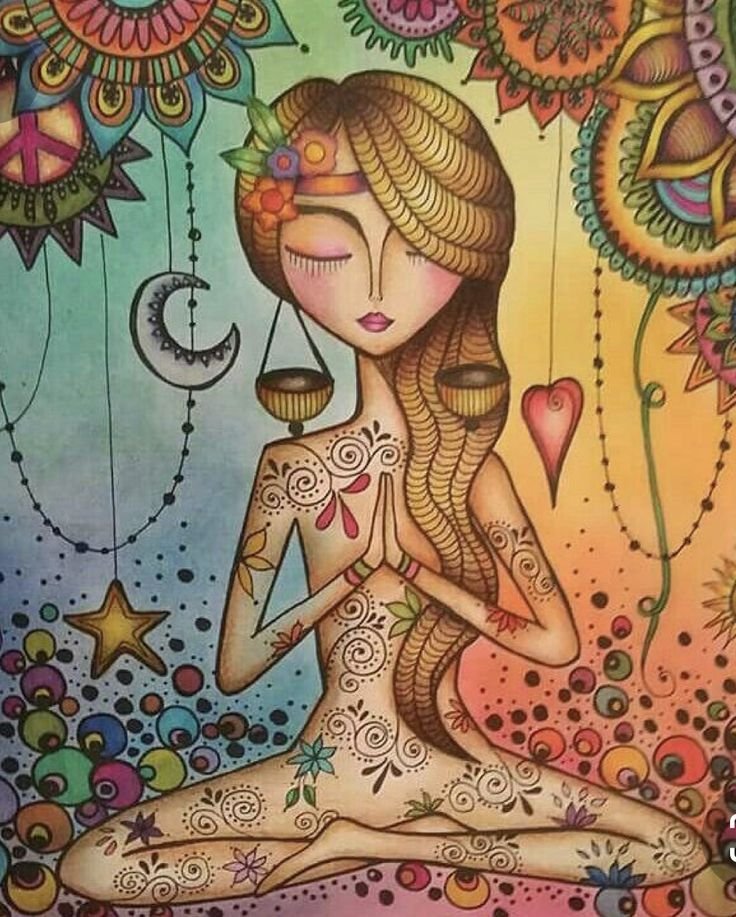 Рисунок медитация арт фото