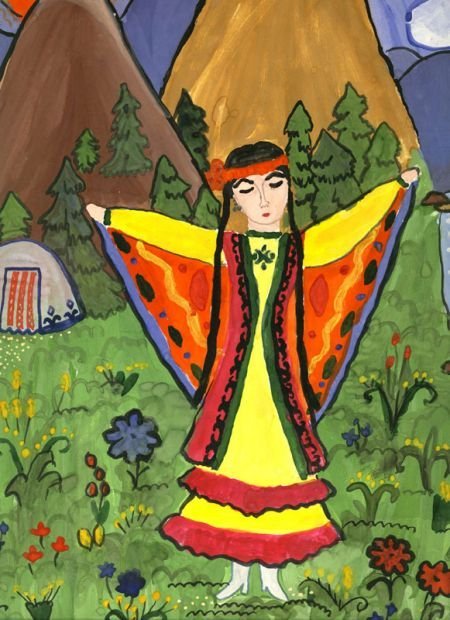Рисунок на башкирскую тему фото